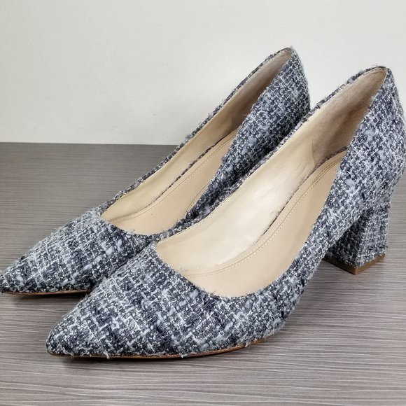 Marc Fisher Ltd Zala Pump, Black/Blue Fabric, Womens Size 9.5 M - Picture 3 of 10